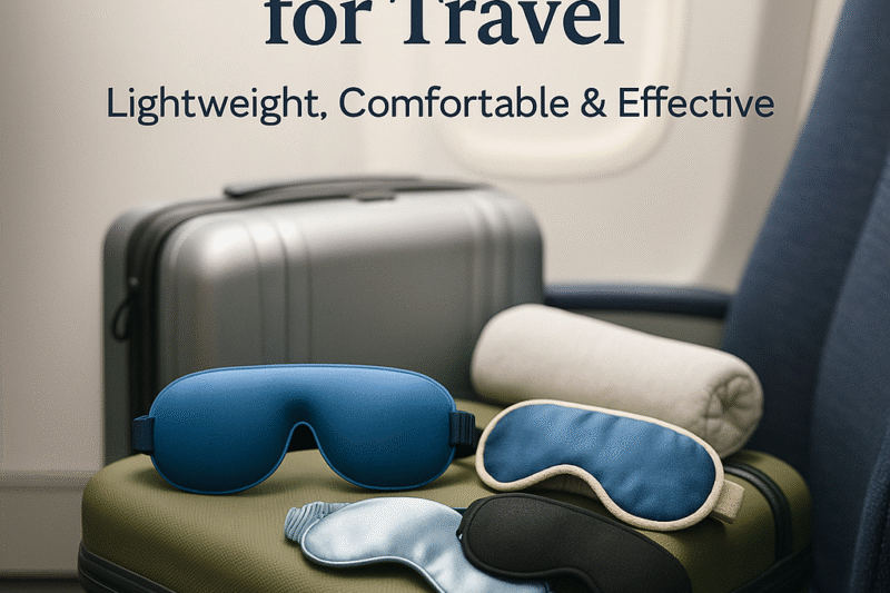 Top 5 Sleep Masks for Travel: Lightweight, Comfortable & Effective