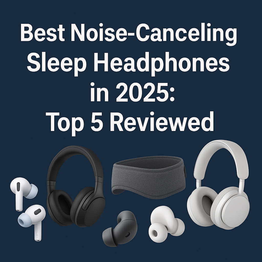 Best Noise-Canceling Sleep Headphones in 2025: Top 5 Reviewed