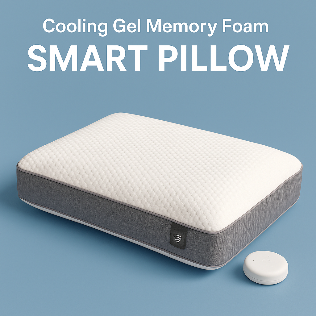  Cooling Gel Memory Foam Smart Pillow